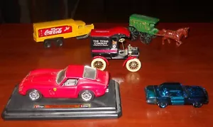 Die Cast Truck Lot Coke Coca Cola Post Office Ferrari GTO Avon Ford Mustang Ertl - Picture 1 of 11