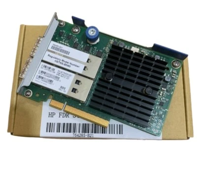 NEW 764285-B21 InfiniBand 10GB/40GB 544+FLR QSFP Ethernet Adapter 764737-001 - Image 1 of 4