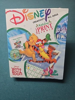Disney Winnie The Pooh Holiday Print Studeo CD Rom Creativity Game - Image 1 of 2