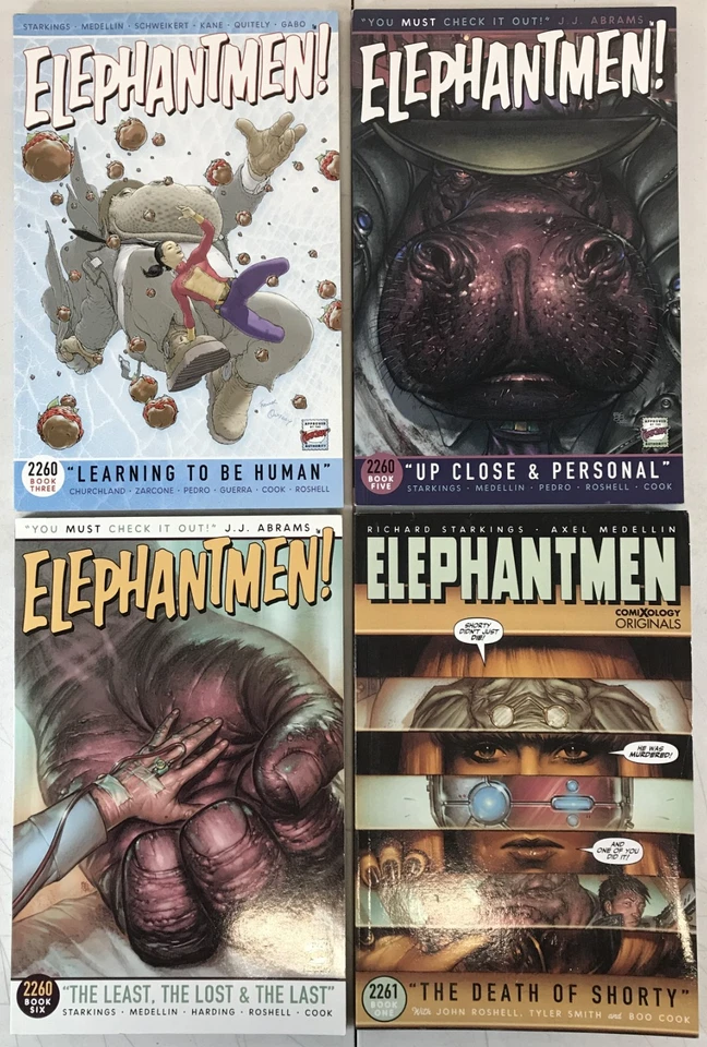 Image's Elephantmen; Juego de 4; 2015-2019; E-67 Foto 1 de 4