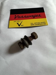 GENUINE VW GOLF JETTA MK2 GTI REAR AXLE BRAKE COMPENSATOR SPRING BUSH NUT BOLT - Picture 1 of 2