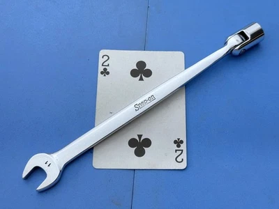 Snap on 11mm Flex head socket wrench metric FHOM11S 6-point USA - Image 1 of 3