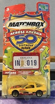 2001 Matchbox 50 States Indiana 1997 Chevrolet Corvette - Image 1 of 4