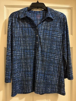 Blusa Top Elástica Mangas 3/4 Estampado Mediano Colección 212 Foto 1 de 4