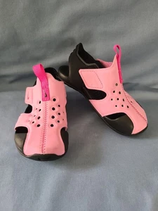 Nike Sunray Protect 2 Sandalen Pink Schwarz Größe 7C - Bild 1 von 9