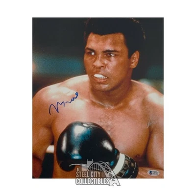 Muhammad Ali Autographed 11x14 Boxing Photo - BAS LOA - Image 1 of 2