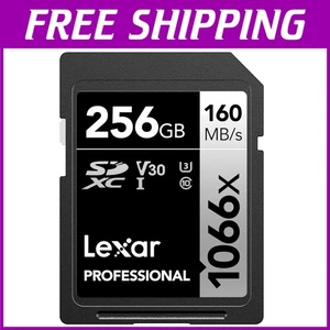256GB Temperature-Proof SD Card with 160MB/s - Ideal for Professionals - Picture 1 of 9