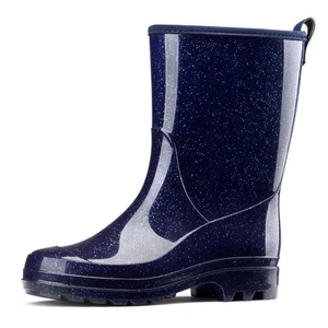 Halbhohe Damen-Regenstiefel Wasserdicht Gartenschuhe Mode Gummistiefel Anti... - Bild 1 von 5