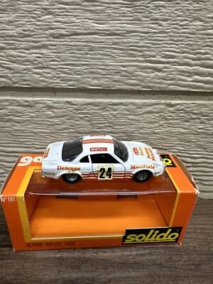 Coche diecast Solido Alpine Rallye 1600 1:43 de colección #181 como nuevo Foto 1 de 4