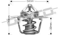 DAYCO THERMOSTAT + GASKET for FORD FALCON BA BF FG 6CYL 4.0L INC XR6 TURBO 02-13 - Image 1 of 1