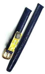 10mm echt Eidechse UHRBAND skin Lizard BAND Strap Deutscher Hersteller Graf - Picture 1 of 2