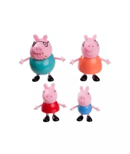 Set 4 Figurine Peppa Pig Pig e Famiglia NUOVE CON SCATOLA! - Foto 1 di 6