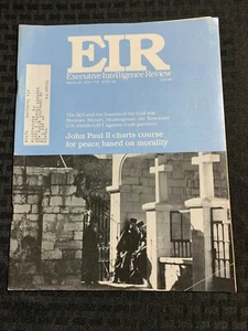 1991 March 22 EIR Executive Intelligence Review Magazine VG/FN 5.0 John Paul II - Picture 1 of 4