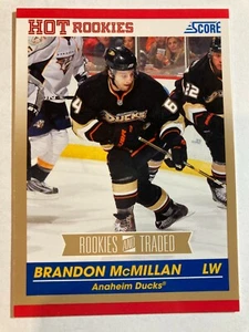 2010-11 Score Gold Hot Rookies - BRANDON McMILLAN #634 Anaheim Ducks Rookie RC - Foto 1 di 1