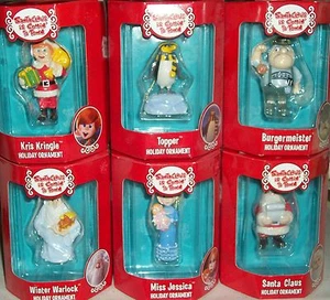 Santa Clause Is Comin To Town Adorno de Navidad Coming Topper Jessica Winter Warlock - Imagen 1 de 1