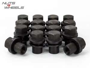 16 x Black OEM Style Wheel Nuts Fits Range Rover L322 to VIN 5A999999 RRD000011 - Picture 1 of 2