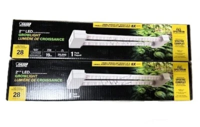 Two FEIT Electric 2ft LED Full Spectrum Grow Light 224PPF/19W - Изображение 1 из 3