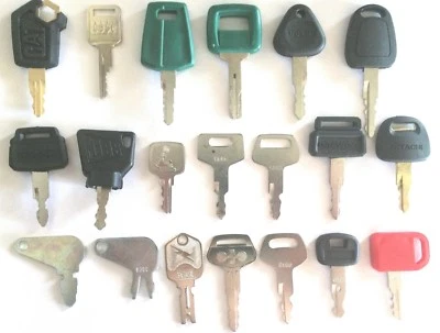 20 Keys Heavy Equipment / Construction Equipment Ignition Key Set- High Quality! - Image 1 of 4