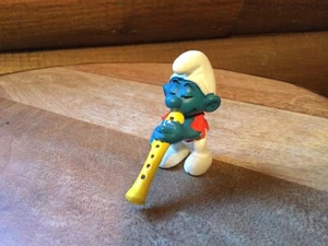 Smurfs 20048 Clarinet Playing Smurf Figurine Vintage - Picture 1 of 1