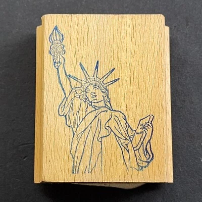 Vintage Rubber Ink Stamp-Statue Of Liberty-Freedom - Image 1 of 2