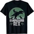 Grandpasaurus Funny Men T-Rex Dino Vintage For Grandpa Of 3 T-Shirt
