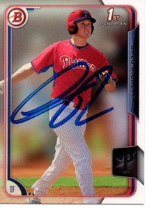 Greg Pickett Philadelphia Phillies 2015 Bowman Rookie Signed Card