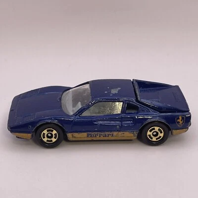 Muy Raro Retirado Tomica Caja Azul F35 Ferrari 308 GTB Azul Marino Dorado Hecho en Japón Foto 1 de 4