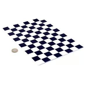 Chequered Flag A4 Vinyl Sticker Sheet Checkered Check Exterior Car Bike Decal - Picture 1 of 1