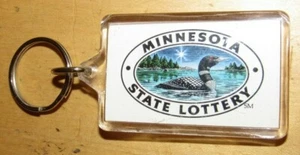 Vintage Minnesota State Lottery Keychain - Minn. MN - Picture 1 of 2