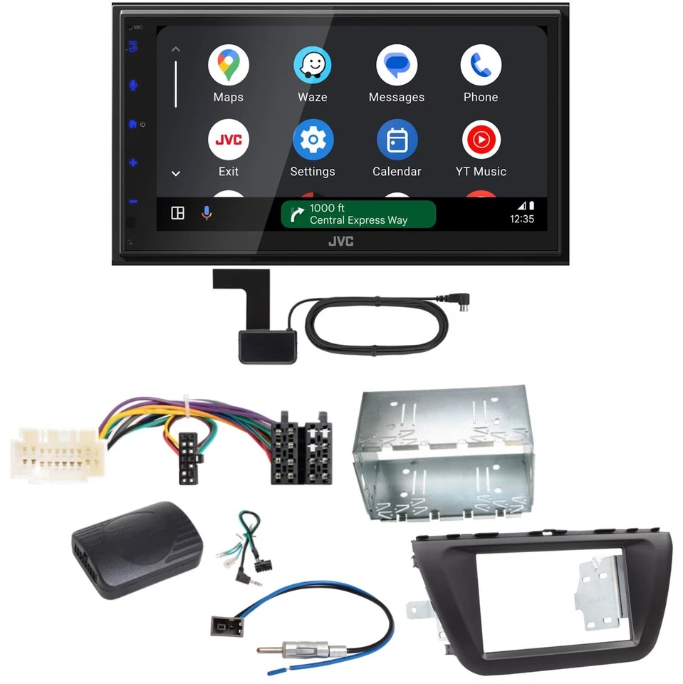 JVC KW-M595DBT Android Auto CarPlay DAB+ Einbauset für Suzuki SX4 S-Cross - Bild 1 von 1