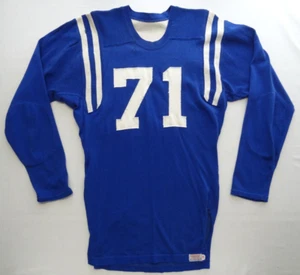 Baltimore Colts 38 Midwest Sand-Knit Football Jersey Vintage 60s #71 Dan Sullivan - Bild 1 von 21