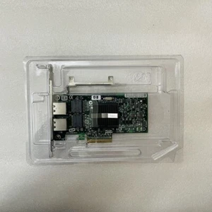 HP NC360T PCIe x4 INTEL PRO/1000 PT Dual Port Gigabit Network Card 412651-001 - Picture 1 of 4