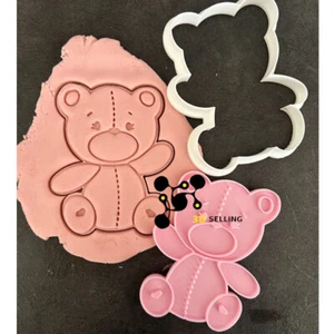 Teddy Bear Birth Cookie Cutter Trimmer Shape 8cm - Picture 1 of 1