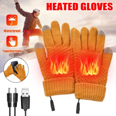 Guantes Eléctricos USB Calefacción Pantalla Táctil Caliente a Mano / 5000mAh Térmicos Invierno Esquí Foto 1 de 4