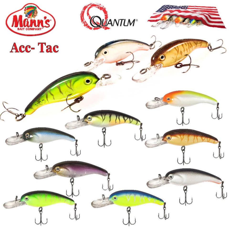 Mann's Acc Trac 35 by Quantum 6,5cm 11g Wobbler Top Köder Farbe zur Auswahl - Bild 1 von 1