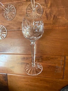 WATERFORD 🪅 CRYSTAL ASHLING OLD FASHIONED CUT HOCK WINE GLASS GOBLET STEM NEW - Picture 1 of 8