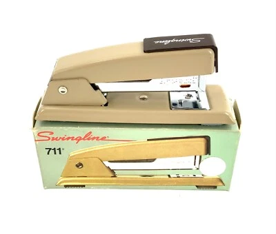 Vintage Swingline 711 Stapler - Beige *New Old Stock* - Image 1 of 4