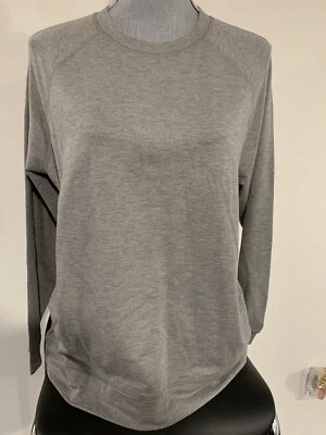 Central Park Women’s Heather Gray french Terry pullover Top size M Embroidered - Image 1 of 4