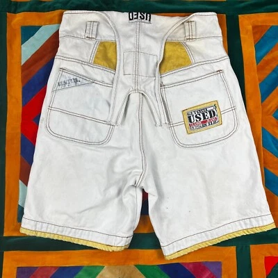 Pantalones Cortos Vintage Get Used by Elie Jean Años 90 Talla M Mono Suelto Streetwear Y2K Foto 1 de 4