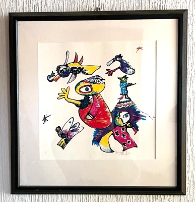 Otmar Alt - handsignierter  Farbsiebdruck - Rahmung - Bild 1 von 4