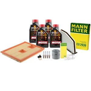Mann Filters Motul 4L 8100 X-Cess Gen 2 5W-40 Maintenance Kit For Jetta CZTA FWD - Picture 1 of 1