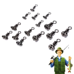 10XBall Bearing Swivel with Solid Ring Fishing Swivel Rolling Connector tooD.PX - Bild 1 von 13