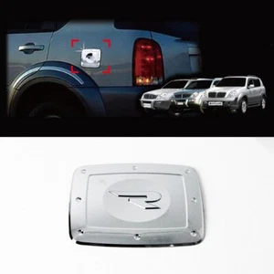 Chrome Fuel Gas Cap Cover Emblem (Fits: 2001 2016 Ssangyong Rexton) - Picture 1 of 7