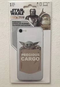 Star Wars The Mandalorian Precious Cargo Grogu Phone Decal Child Baby Yoda - Picture 1 of 3