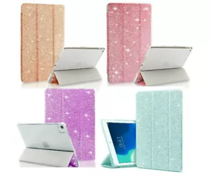 Smart Glitter Case Cover for iPad Air 9.7" 10.2 9th/8th Gen 2021 iPad Min 1/2/3 - Picture 1 of 5