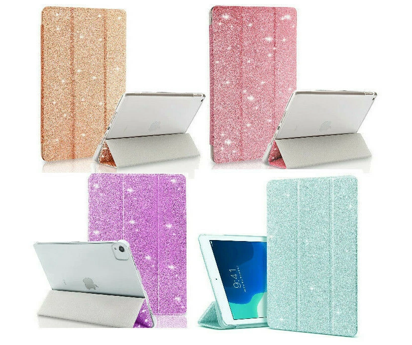 Smart Glitter Case Cover for iPad Air 9.7" 10.2 9th/8th Gen 2021 iPad Min 1/2/3 - Image 1 of 1