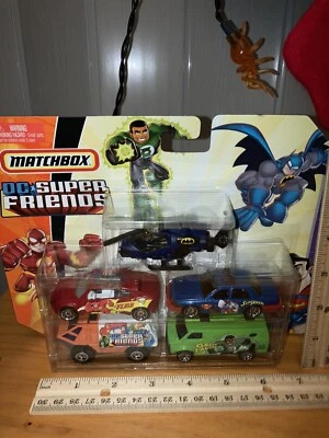 Matchbox Collectibles Batman DC Super Friends 5 Cars Brand  New Sealed Rare - Image 1 of 3