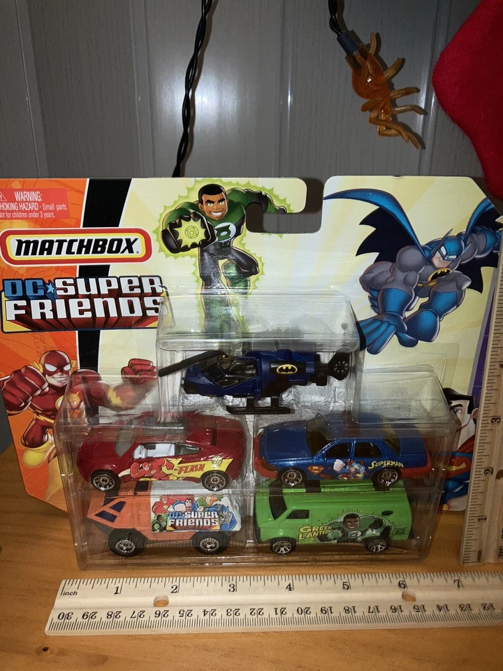 Matchbox Collectibles Batman DC Super Friends 5 Cars Brand  New Sealed Rare - Image 1 of 3