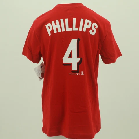 Cincinnati Reds Youth Size Brandon Phillips Official MLB T Shirt New With Tags Cover