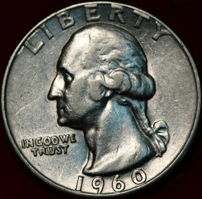 1960 Philadelphia Mint Silver Washington Quarter - Image 1 of 2